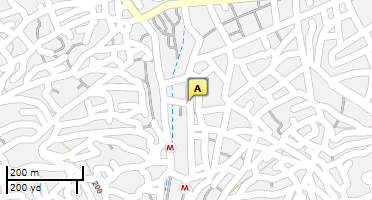 Location of business on map