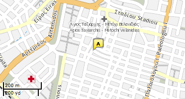 Location of business on map