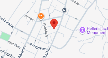 Location of business on map