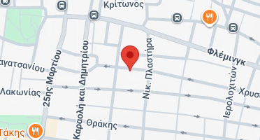 Location of business on map