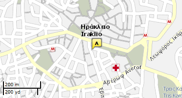 Χάρτης και σημείο της επιχείρησης
