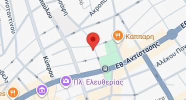 Location of business on map