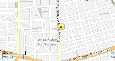 Location of business on map