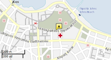 Χάρτης και σημείο της επιχείρησης