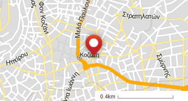 Location of business on map
