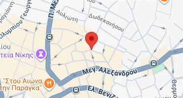 Location of business on map