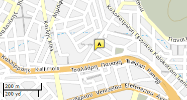 Location of business on map