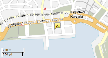 Location of business on map