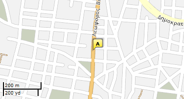 Location of business on map
