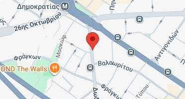 Location of business on map