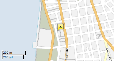 Location of business on map