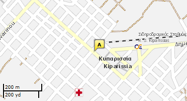 Location of business on map