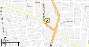 Location of business on map