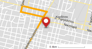 Location of business on map