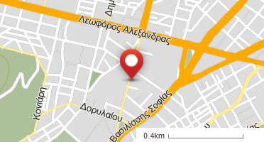 Location of business on map