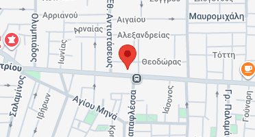 Location of business on map