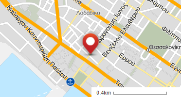 Location of business on map