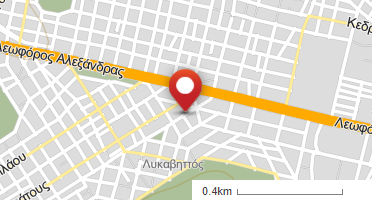 Location of business on map