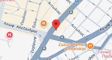 Location of business on map