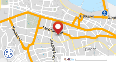 Location of business on map