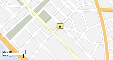 Location of business on map