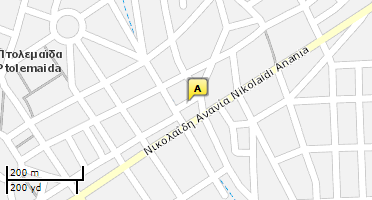 Location of business on map
