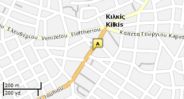 Χάρτης και σημείο της επιχείρησης