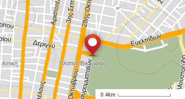 Location of business on map