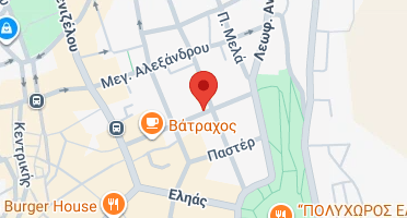 Location of business on map