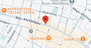 Location of business on map