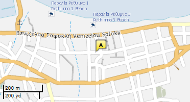 Location of business on map