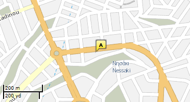 Location of business on map