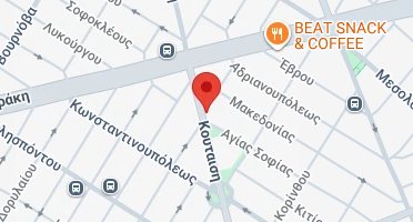 Location of business on map