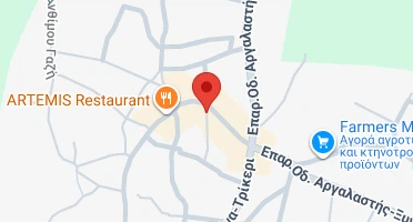 Location of business on map