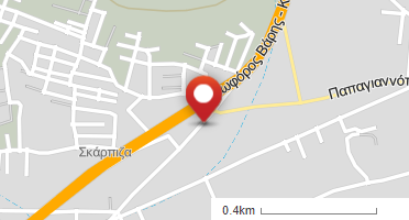 Location of business on map