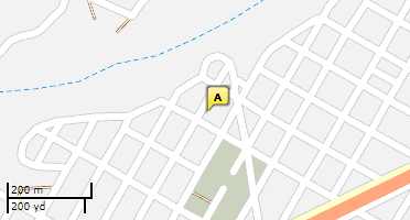 Location of business on map