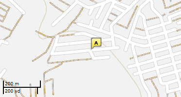 Location of business on map