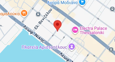 Location of business on map