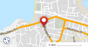 Location of business on map