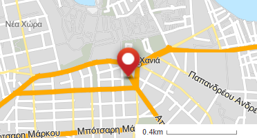 Location of business on map