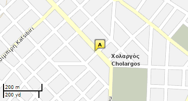 Location of business on map