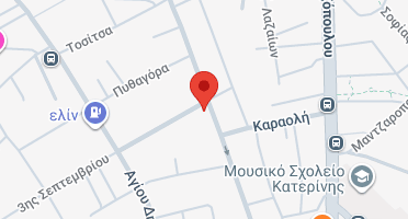 Location of business on map