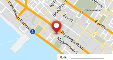 Location of business on map