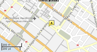Χάρτης και σημείο της επιχείρησης