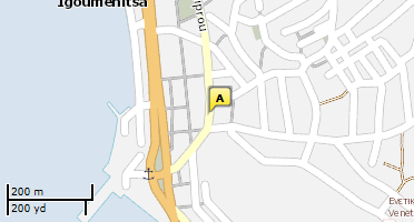 Location of business on map