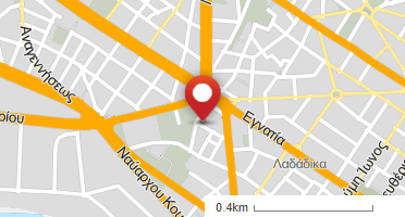 Location of business on map