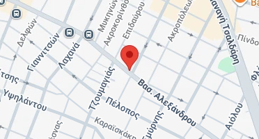 Location of business on map