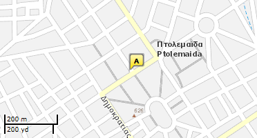 Location of business on map