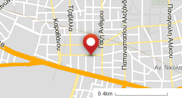 Location of business on map
