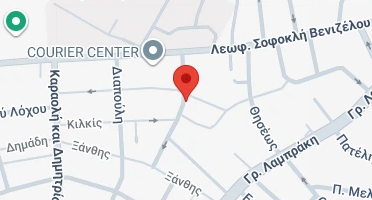 Location of business on map